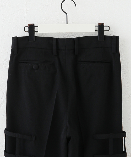 TAKAHIROMIYASHITATheSoloIst.(タカヒロミヤシタザソロイスト)の「【TAKAHIROMIYASHITATheSoloist. 】BONDAGE SLACKS(スラックス・メンズ・ブラック・46/48)」の8枚目の写真