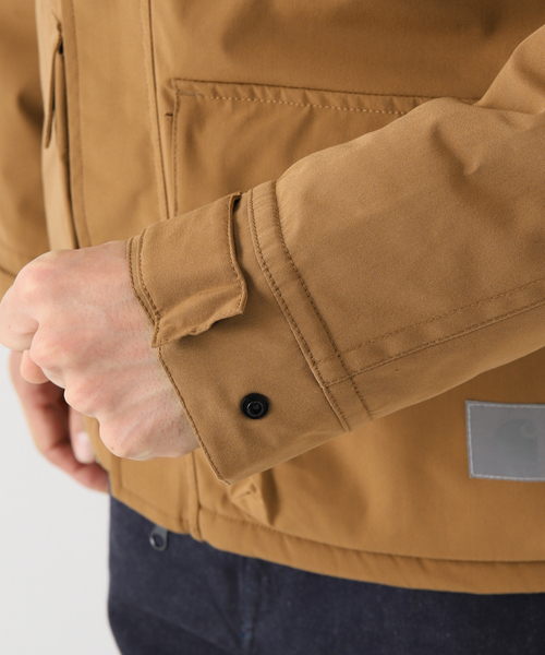Carhartt WIP（カーハートダブリューアイピー）の「【CARHARTT WIP / カーハート ダブリューアイピー】KILDA JACKET / キルダジャケット（マウンテンパーカー・メンズ・ブラック/ブラウン・MEDIUM/LARGE/X-LARGE）」の4枚目の写真