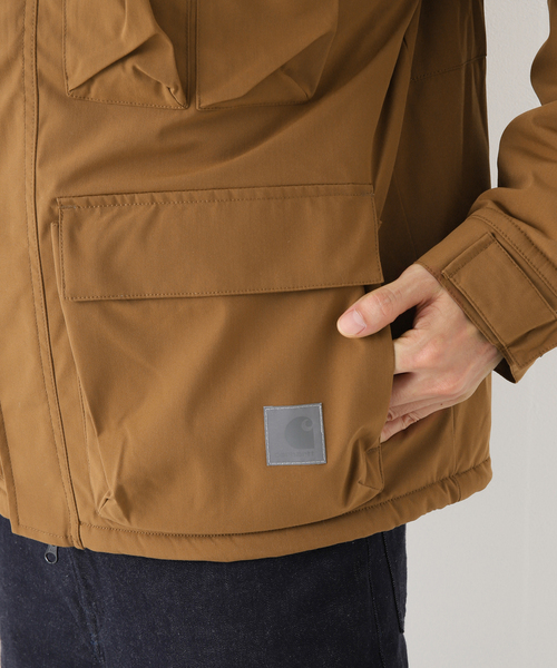 Carhartt WIP（カーハートダブリューアイピー）の「【CARHARTT WIP / カーハート ダブリューアイピー】KILDA JACKET / キルダジャケット（マウンテンパーカー・メンズ・ブラック/ブラウン・MEDIUM/LARGE/X-LARGE）」の7枚目の写真
