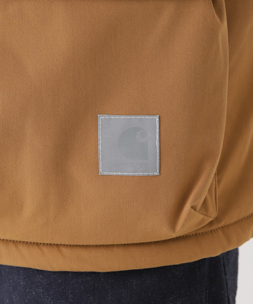 Carhartt WIP（カーハートダブリューアイピー）の「【CARHARTT WIP / カーハート ダブリューアイピー】KILDA JACKET / キルダジャケット（マウンテンパーカー・メンズ・ブラック/ブラウン・MEDIUM/LARGE/X-LARGE）」の9枚目の写真