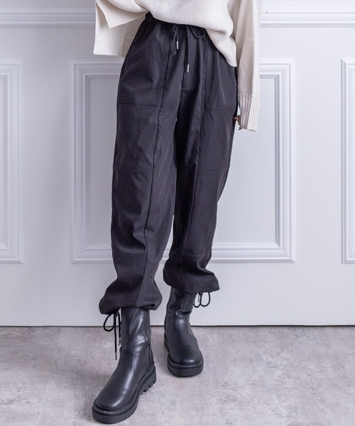 clear（クリア）の「カーゴパンツ（カーゴパンツ・レディース・カーキ/ブラック/ベージュ・F）」の15枚目の写真