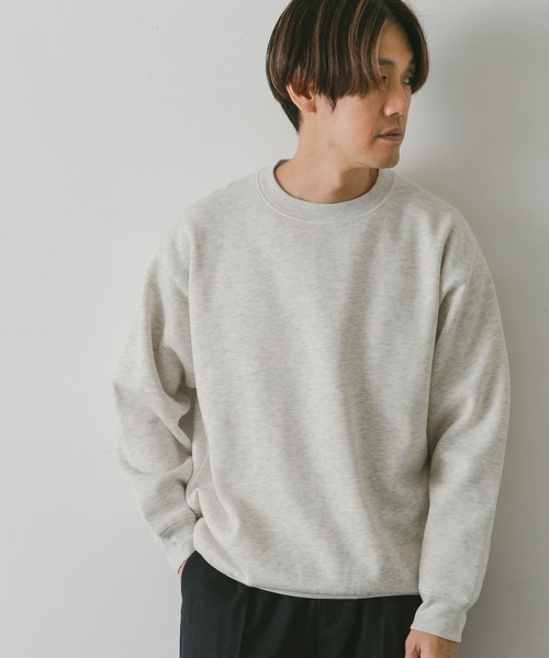 URBAN RESEARCH DOORS（アーバンリサーチドアーズ）の「裏起毛クルーネックスウェット（スウェット・メンズ・ネイビー/キャメル/グリーン/ホワイト系その他/グレー・X-LARGE/LARGE/MEDIUM）」の12枚目の写真