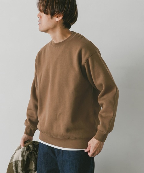 URBAN RESEARCH DOORS（アーバンリサーチドアーズ）の「裏起毛クルーネックスウェット（スウェット・メンズ・ネイビー/キャメル/グリーン/ホワイト系その他/グレー・X-LARGE/LARGE/MEDIUM）」の19枚目の写真
