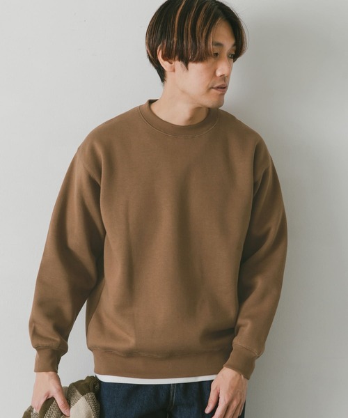 URBAN RESEARCH DOORS（アーバンリサーチドアーズ）の「裏起毛クルーネックスウェット（スウェット・メンズ・ネイビー/キャメル/グリーン/ホワイト系その他/グレー・X-LARGE/LARGE/MEDIUM）」の20枚目の写真