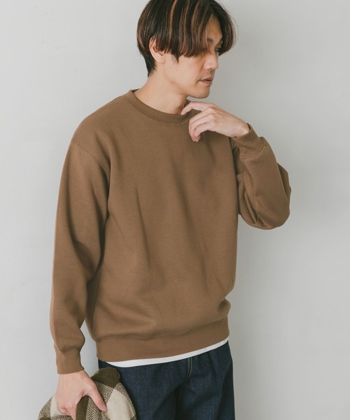 URBAN RESEARCH DOORS（アーバンリサーチドアーズ）の「裏起毛クルーネックスウェット（スウェット・メンズ・ネイビー/キャメル/グリーン/ホワイト系その他/グレー・X-LARGE/LARGE/MEDIUM）」の21枚目の写真