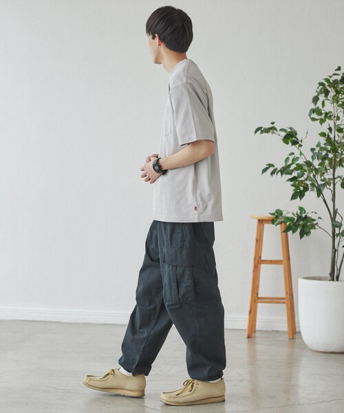 coen（コーエン）の「USAコットンリラックスTシャツ（Tシャツ/カットソー・メンズ・ライム/ホワイト/オレンジ/ブラック/ライトグレー/ネイビー/ライラック/イエロー・XL/S/L/M）」の22枚目の写真