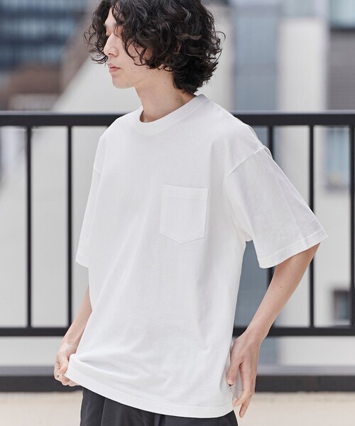 coen（コーエン）の「USAコットンリラックスTシャツ（Tシャツ/カットソー・メンズ・ライム/ホワイト/オレンジ/ブラック/ライトグレー/ネイビー/ライラック/イエロー・XL/S/L/M）」の21枚目の写真