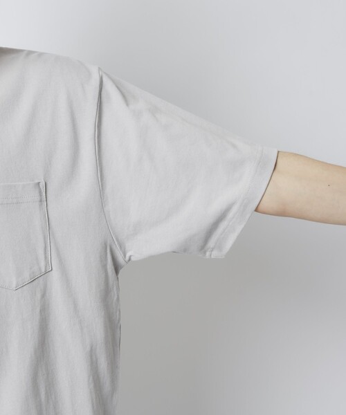 coen(コーエン)の「USAコットンリラックスTシャツ(Tシャツ/カットソー・メンズ・オレンジ/ホワイト/ライトグレー/ライラック/イエロー/ネイビー/ライム/ブラック・L/M/XL/S)」の17枚目の写真