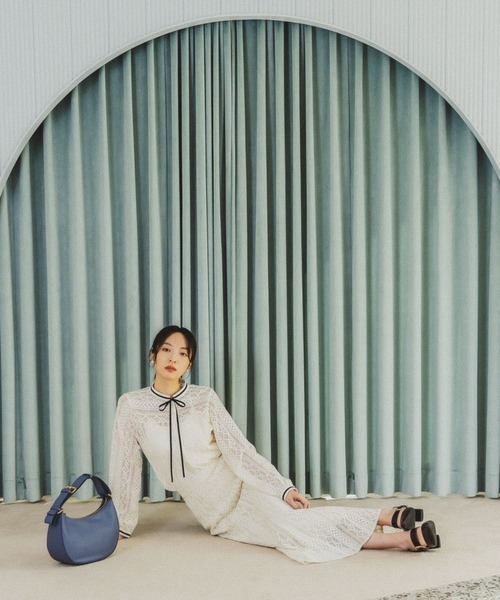 Andemiu（アンデミュウ）の「ハーフムーンショルダーＢＡＧ185448（ショルダーバッグ・レディース・イエロー系その他/グリーン系その他/ネイビー・FREE）」の4枚目の写真