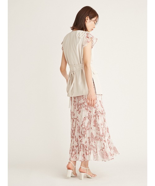 SNIDEL（スナイデル）の「Sustainableドロストデザインジレ（ベスト・レディース・ブラック/オフホワイト・FREE）」の12枚目の写真