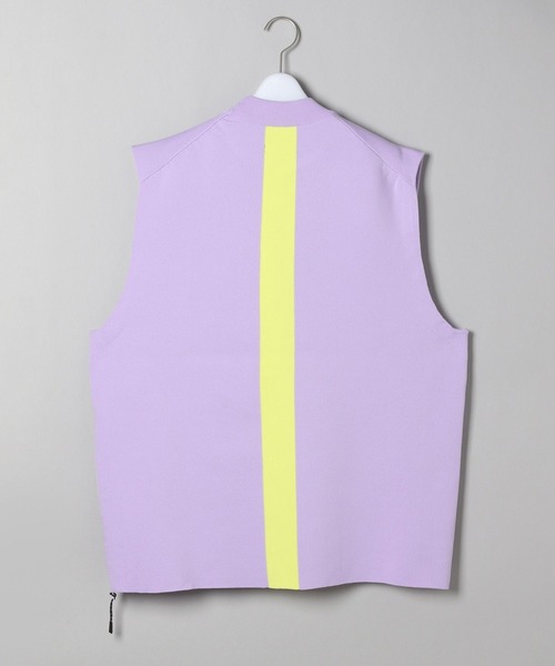 NUMERALS（ヌメラルズ）の「【UNISEX】[NUMERALS]コンフォータブルニットベスト（ベスト・メンズ・ラベンダー/ブラック・FREE）」の5枚目の写真