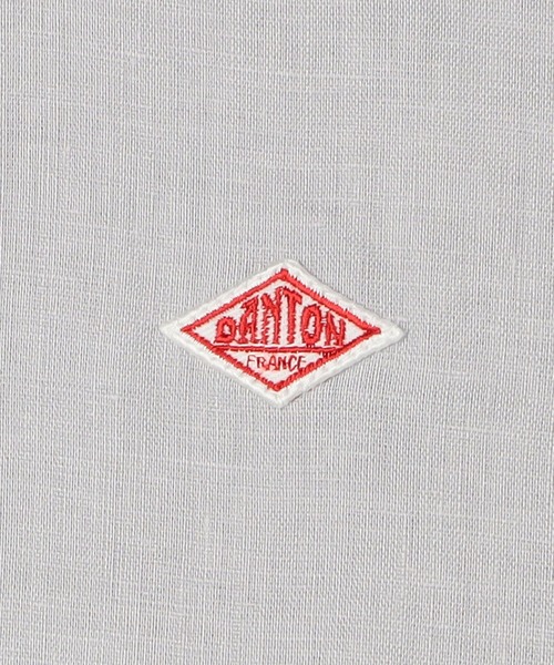 DANTON(ダントン)の「DANTON | 〈別注〉リネンシャツカーディガン WOMEN(カーディガン/ボレロ・レディース・ダークグレー/ブルー系その他/グレイッシュベージュ・36/38)」の16枚目の写真
