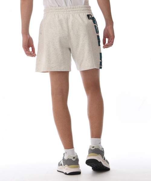 NEW BALANCE(ニューバランス)の「NB Athletics Warped クラシックス スウェットショーツ(スウェットパンツ・メンズ・アイボリー/バーガンディー/ブラック・0/1/3/2/4/5)」の7枚目の写真
