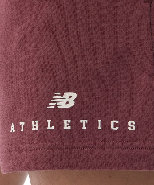 NEW BALANCE(ニューバランス)の「NB Athletics Warped クラシックス スウェットショーツ(スウェットパンツ・メンズ・アイボリー/バーガンディー/ブラック・0/1/3/2/4/5)」の10枚目の写真