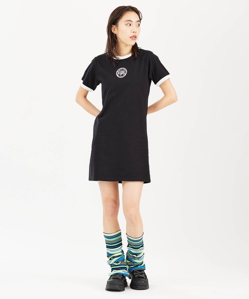 X-girl(エックスガール)の「STRIPED LEG WARMER(レッグウォーマー・レディース・ブラック/ブラウン/ブルー・ONE SIZE)」の8枚目の写真