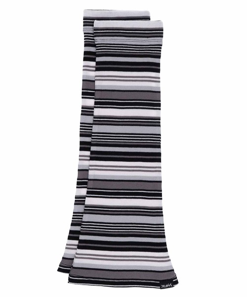 X-girl(エックスガール)の「STRIPED LEG WARMER(レッグウォーマー・レディース・ブラック/ブラウン/ブルー・ONE SIZE)」の7枚目の写真
