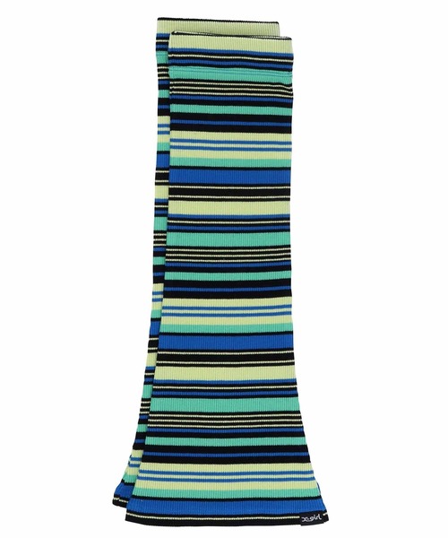 X-girl(エックスガール)の「STRIPED LEG WARMER(レッグウォーマー・レディース・ブラック/ブラウン/ブルー・ONE SIZE)」の5枚目の写真