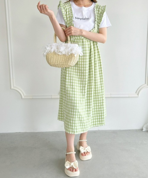 Loueme（ルエム）の「【23S/S】フェザーバスケットバッグ（かごバッグ・レディース・ブラウン/アイボリー・FREE）」の9枚目の写真