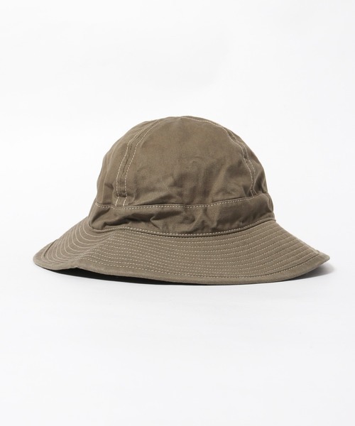 orSlow（オアスロウ）の「orSlow/オアスロウ US NAVY HAT ハット（ハット・メンズ・グリーン/ワンウォッシュ・M）」の3枚目の写真