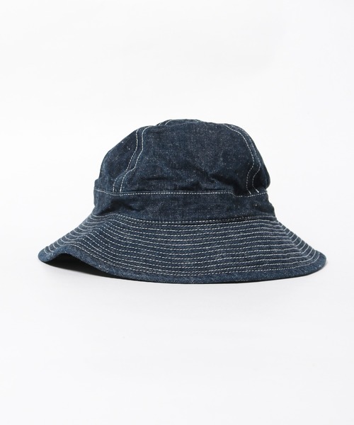 orSlow（オアスロウ）の「orSlow/オアスロウ US NAVY HAT ハット（ハット・メンズ・グリーン/ワンウォッシュ・M）」の5枚目の写真