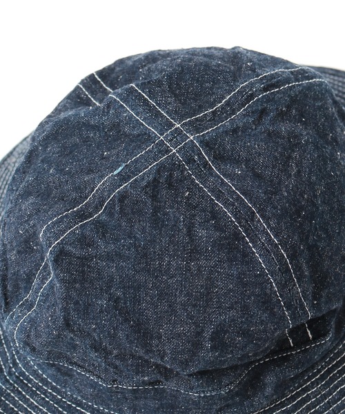 orSlow（オアスロウ）の「orSlow/オアスロウ US NAVY HAT ハット（ハット・メンズ・グリーン/ワンウォッシュ・M）」の10枚目の写真