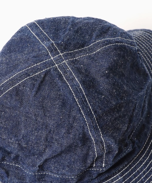 orSlow（オアスロウ）の「orSlow/オアスロウ US NAVY HAT ハット（ハット・メンズ・グリーン/ワンウォッシュ・M）」の20枚目の写真