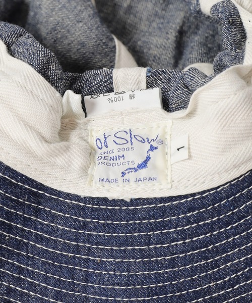 orSlow（オアスロウ）の「orSlow/オアスロウ US NAVY HAT ハット（ハット・メンズ・グリーン/ワンウォッシュ・M）」の22枚目の写真