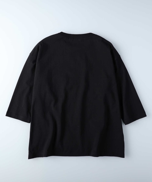 BACK NUMBER（バックナンバー）の「【BACK NUMBER】BIGヘビーウェイト７分Ｔ（Tシャツ/カットソー・メンズ・ホワイト/グリーン/ブラック・XL/M/L）」の5枚目の写真