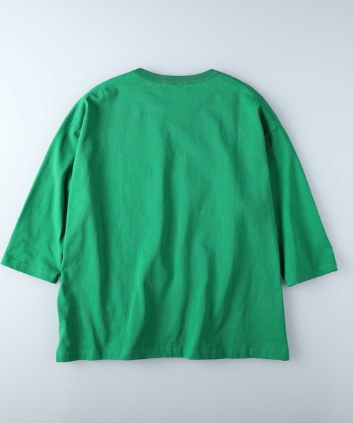 BACK NUMBER（バックナンバー）の「【BACK NUMBER】BIGヘビーウェイト７分Ｔ（Tシャツ/カットソー・メンズ・ホワイト/グリーン/ブラック・XL/M/L）」の6枚目の写真