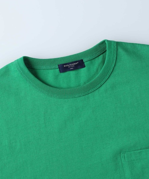 BACK NUMBER（バックナンバー）の「【BACK NUMBER】BIGヘビーウェイト７分Ｔ（Tシャツ/カットソー・メンズ・ホワイト/グリーン/ブラック・XL/M/L）」の10枚目の写真