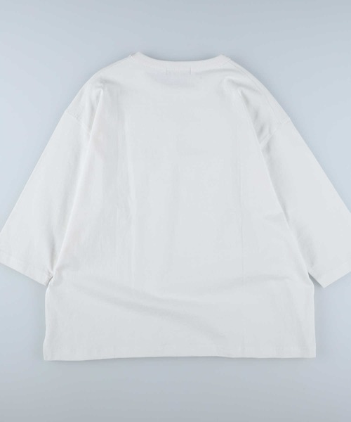 BACK NUMBER（バックナンバー）の「【BACK NUMBER】BIGヘビーウェイト７分Ｔ（Tシャツ/カットソー・メンズ・ホワイト/グリーン/ブラック・XL/M/L）」の17枚目の写真