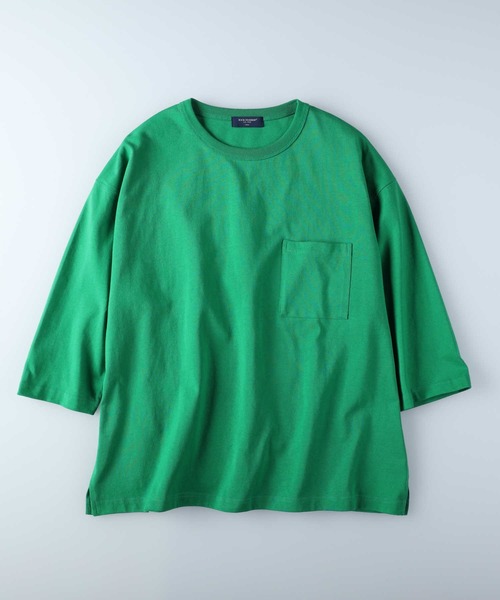 BACK NUMBER（バックナンバー）の「【BACK NUMBER】BIGヘビーウェイト７分Ｔ（Tシャツ/カットソー・メンズ・ホワイト/グリーン/ブラック・XL/M/L）」の18枚目の写真