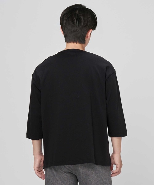 BACK NUMBER（バックナンバー）の「【BACK NUMBER】BIGヘビーウェイト７分Ｔ（Tシャツ/カットソー・メンズ・ホワイト/グリーン/ブラック・XL/M/L）」の22枚目の写真