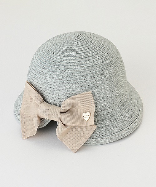 petit main(プティマイン)の「折りたたみリボンハット(ニットキャップ/ビーニー・キッズ・ライトブルー/ライトピンク/ベージュ・46cm/48cm)」の4枚目の写真