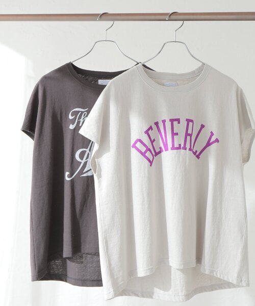 【新品タグ付】ジャーナルスタンダード 別注 ライディングハイ ラフィ天竺Tシャツ JOURNAL STANDARD（ジャーナルスタンダード）の「別注【RIDING