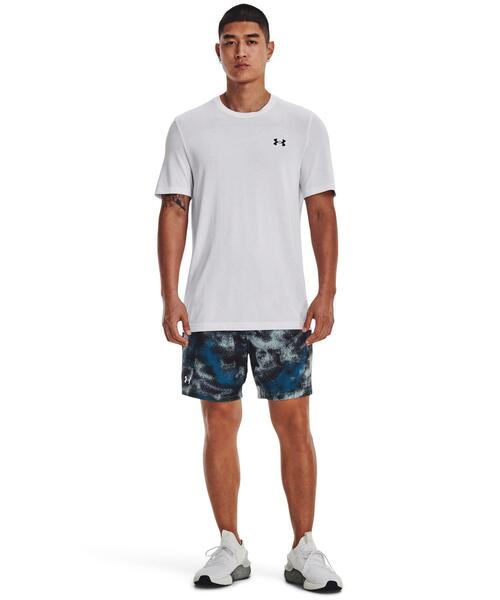 UNDER ARMOUR(アンダーアーマー)の「UAバニッシュウーブン 6インチ ショーツ 〈プリント〉(トレーニング/メンズ)(その他パンツ・メンズ・サックスブルー・S/M/L/XL/XXL/3XL)」の4枚目の写真