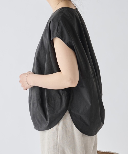 BEARDSLEY（ビアズリー）の「バルーン コクーン ブラウス（シャツ/ブラウス・レディース・ブラック/ホワイト・FREE）」の8枚目の写真