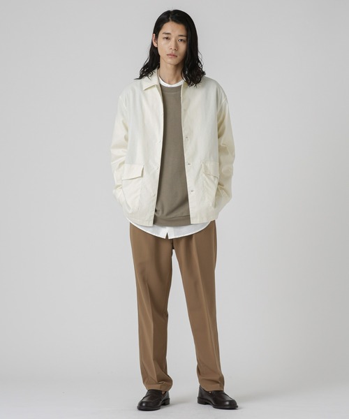 極美品◎パラスパレス　ワークコート　カバーオール　ジャケット　リネン100% Ｍ 極美品◎パラスパレス ワークコート カバーオール ジャケット