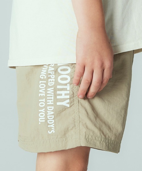 Smoothy（スムージー）の「Smoothy Buggy shorts / スムージー バギーショーツ（その他パンツ・キッズ・グレー/ブラック/サックスブルー/ベージュ・160/110/120/100/150/130/140）」の3枚目の写真