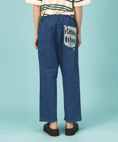 Lee（リー）の「【Lee】XS～XXLまでこれ一本でカバー  フリーサイズ リラックスワイドパンツ FLeeasy/フリージー LM5806（その他パンツ・メンズ・ストライプ/インディゴブルー/ベージュ/ダークネイビー/ホワイト/ブラック/カーキ・フリー）」の11枚目の写真
