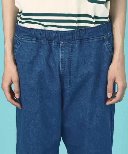 Lee（リー）の「【Lee】XS～XXLまでこれ一本でカバー  フリーサイズ リラックスワイドパンツ FLeeasy/フリージー LM5806（その他パンツ・メンズ・ストライプ/インディゴブルー/ベージュ/ダークネイビー/ホワイト/ブラック/カーキ・フリー）」の13枚目の写真