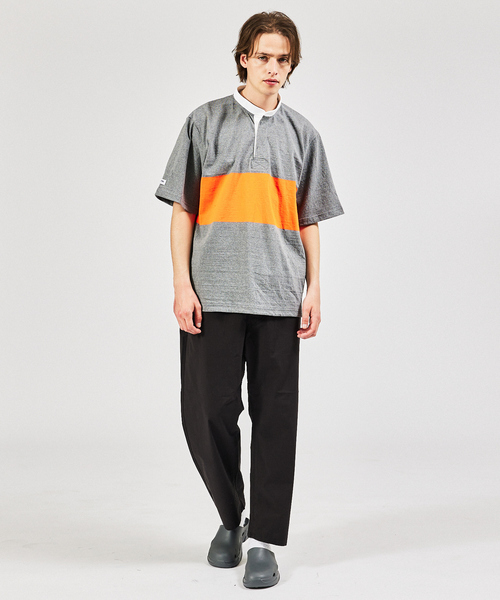 Lee（リー）の「【Lee】XS～XXLまでこれ一本でカバー  フリーサイズ リラックスワイドパンツ FLeeasy/フリージー LM5806（その他パンツ・メンズ・ストライプ/インディゴブルー/ベージュ/ダークネイビー/ホワイト/ブラック/カーキ・フリー）」の18枚目の写真