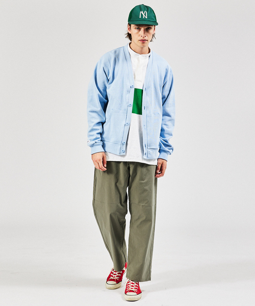 Lee（リー）の「【Lee】XS～XXLまでこれ一本でカバー  フリーサイズ リラックスワイドパンツ FLeeasy/フリージー LM5806（その他パンツ・メンズ・ストライプ/インディゴブルー/ベージュ/ダークネイビー/ホワイト/ブラック/カーキ・フリー）」の19枚目の写真