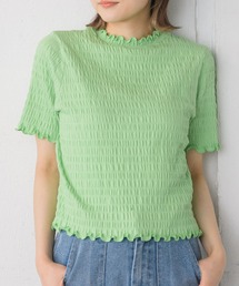 RETRO GIRL | シャーリングメロウTee(Tシャツ/カットソー)