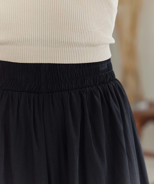 Edit Sheen（エディットシーン）の「スーパーライトリラックスワイドパンツ（その他パンツ・レディース・ブラック/ブルー系その他5・M）」の6枚目の写真