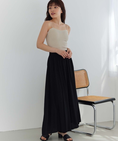 Edit Sheen（エディットシーン）の「スーパーライトリラックスワイドパンツ（その他パンツ・レディース・ブラック/ブルー系その他5・M）」の13枚目の写真