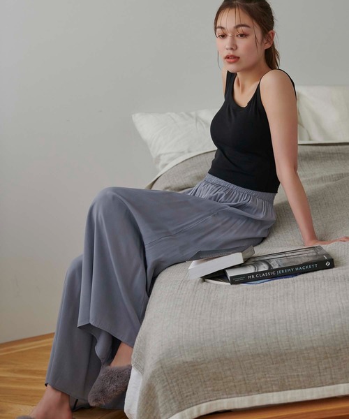 Edit Sheen（エディットシーン）の「スーパーライトリラックスワイドパンツ（その他パンツ・レディース・ブラック/ブルー系その他5・M）」の17枚目の写真