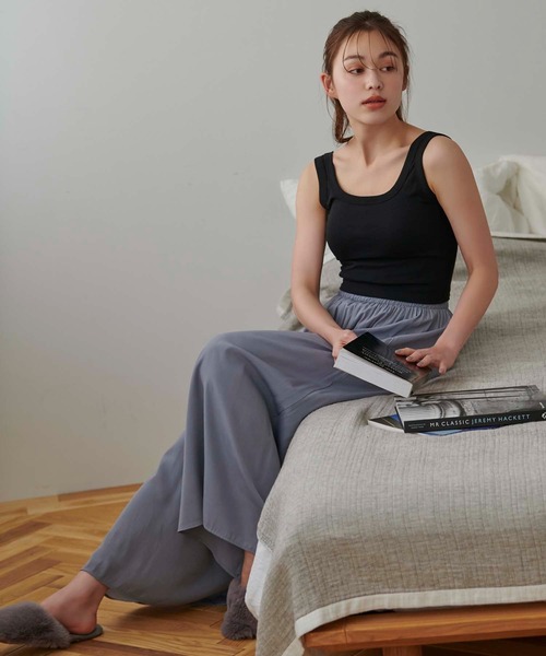 Edit Sheen（エディットシーン）の「スーパーライトリラックスワイドパンツ（その他パンツ・レディース・ブラック/ブルー系その他5・M）」の16枚目の写真