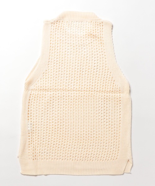 ISOOK(アイスー)の「【ZOZO限定】Sleeveless mesh knit / スリーブレスメッシュニット(タンクトップ・レディース・アイボリー・FREE)」の20枚目の写真