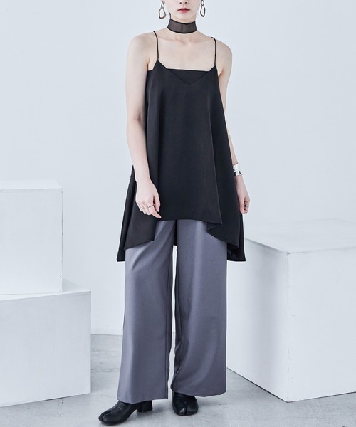 LOUNGEDRESS サテンキャミチュニック セール】サテンキャミチュニック（シャツ/ブラウス